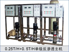 0.25T，0.5T單級反滲透主機(jī)